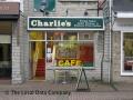 Charlie's Cafe,Chick`o`land fried chicken logo